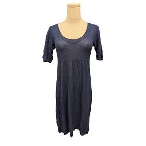 Akualani Cashmere Mohair Wool Semi Sheer‎ Knit Small Dress